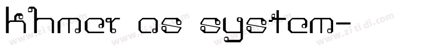 khmer os system字体转换